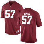 Youth Alabama Crimson Tide #57 Joe Donald Crimson Replica NCAA College Football Jersey 2403EIMI4